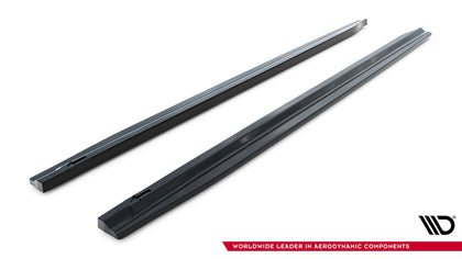 Maxton Side Skirts Diffusers Alfa Romeo Stelvio - Gloss Black