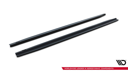 Maxton Side Skirts Diffusers Alfa Romeo Stelvio - Gloss Black