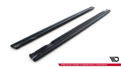 Maxton sideskørter til Audi A3 Sportback 8P / 8P Facelift – blank sort – billede 5 af 5