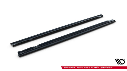 Maxton sideskørter til Audi A3 Sportback 8P / 8P Facelift – blank sort – billede 4 af 5