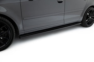 Maxton sideskørter til Audi A3 Sportback 8P / 8P Facelift – blank sort – billede 1 af 5