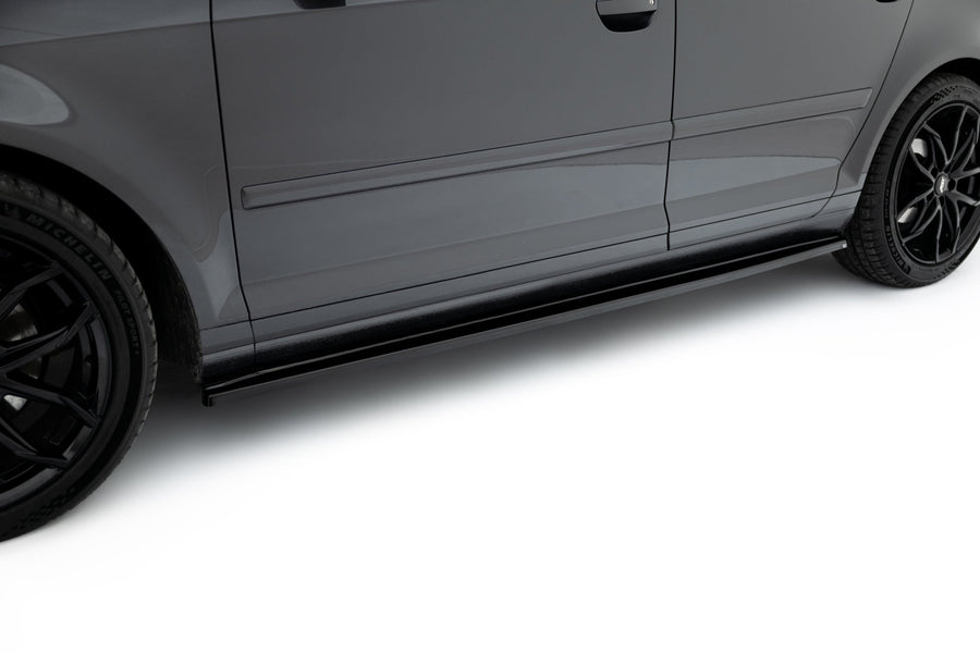 Maxton sideskørter til Audi A3 Sportback 8P / 8P Facelift – blank sort – billede 1 af 5