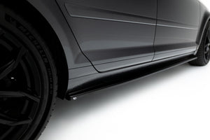 Maxton sideskørter til Audi A3 Sportback 8P / 8P Facelift – blank sort – billede 3 af 5