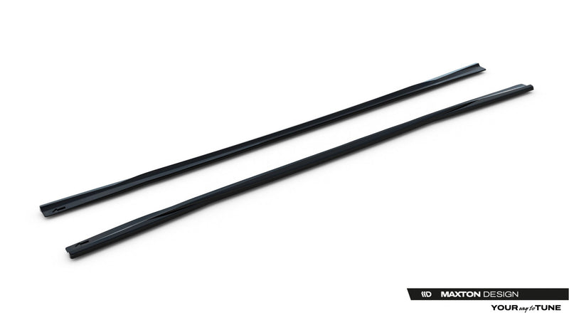 Maxton Side Skirts Diffusers Aud A6 S-Line / S6 C8  - Gloss Black
