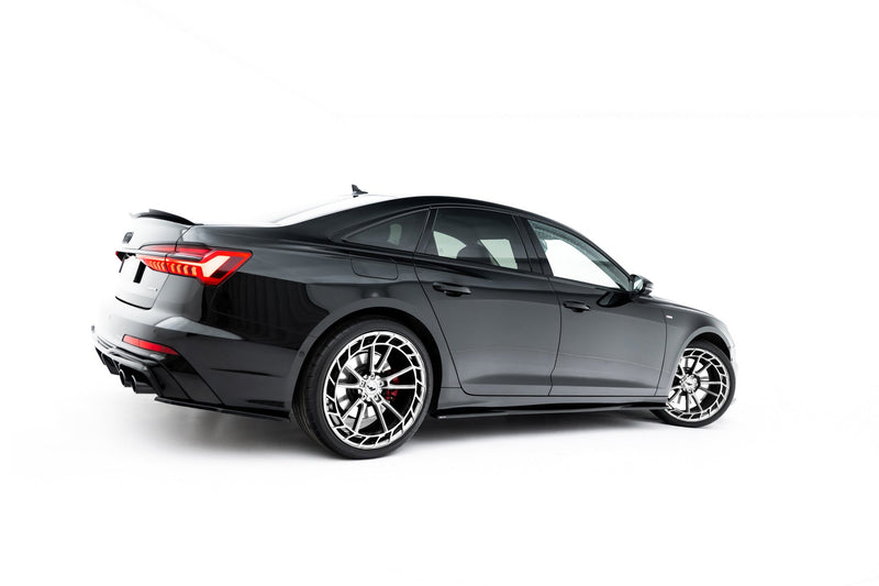 Maxton Side Skirts Diffusers Aud A6 S-Line / S6 C8  - Gloss Black