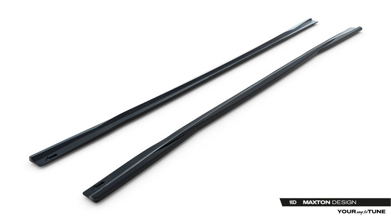 Maxton Side Skirts Diffusers Aud A6 S-Line / S6 C8  - Gloss Black