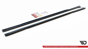 Maxton sideskørter til Audi A7 C8 – blank sort – billede 3 af 4