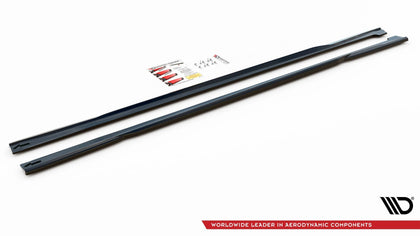 Maxton sideskørter til Audi A7 C8 – blank sort – billede 3 af 4