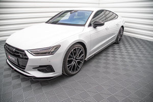 Maxton sideskørter til Audi A7 C8 – blank sort – billede 2 af 4