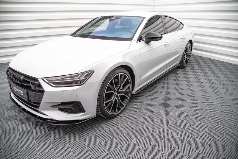 Maxton sideskørter til Audi A7 C8 – blank sort – billede 2 af 4