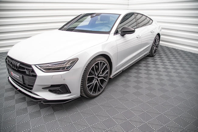 Maxton sideskørter til Audi A7 C8 – blank sort – billede 2 af 4