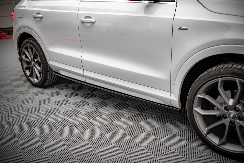 Maxton sideskørter til Audi Q3 Sport 8U Facelift – blank sort – billede 2 af 6