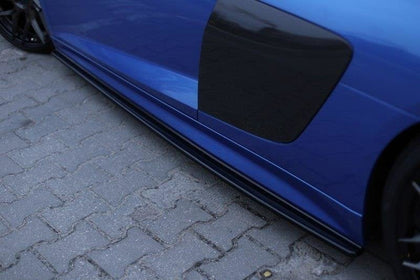 Maxton sideskørter til Audi R8 Mk.2 – blank sort – billede 1 af 5