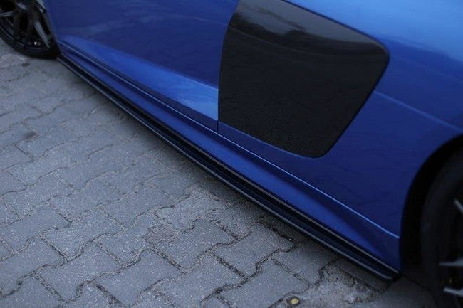 Maxton sideskørter til Audi R8 Mk.2 – blank sort – billede 1 af 5