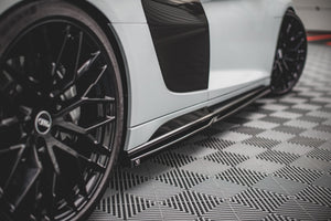 Maxton sideskørter til Audi R8 Mk2 Facelift – blank sort – billede 3 af 6