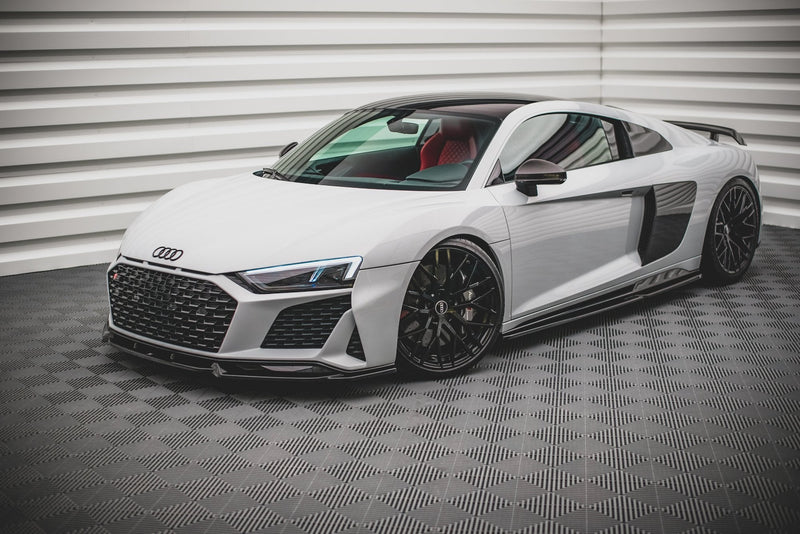 Maxton sideskørter til Audi R8 Mk2 Facelift – blank sort – billede 4 af 6