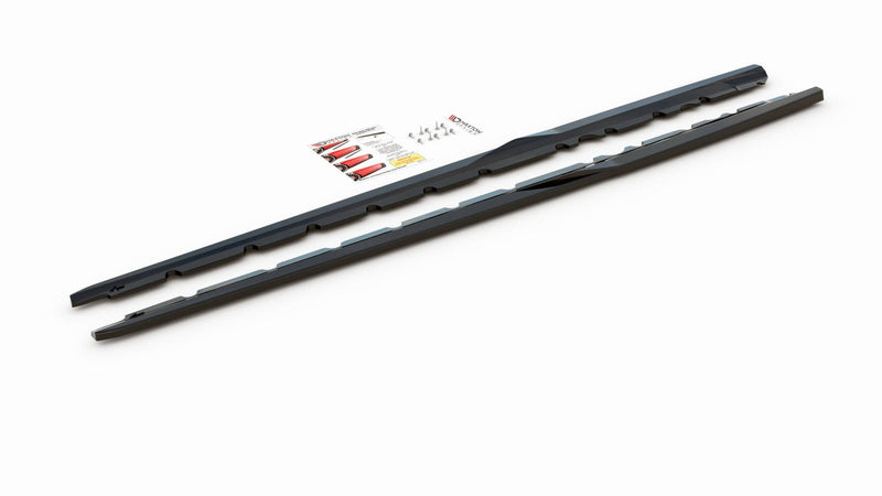 Maxton sideskørter til Audi R8 Mk2 Facelift – blank sort – billede 5 af 6
