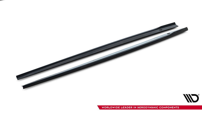 Maxton sideskørter til Audi RS3 Sedan 8V Facelift – blank sort – billede 3 af 3
