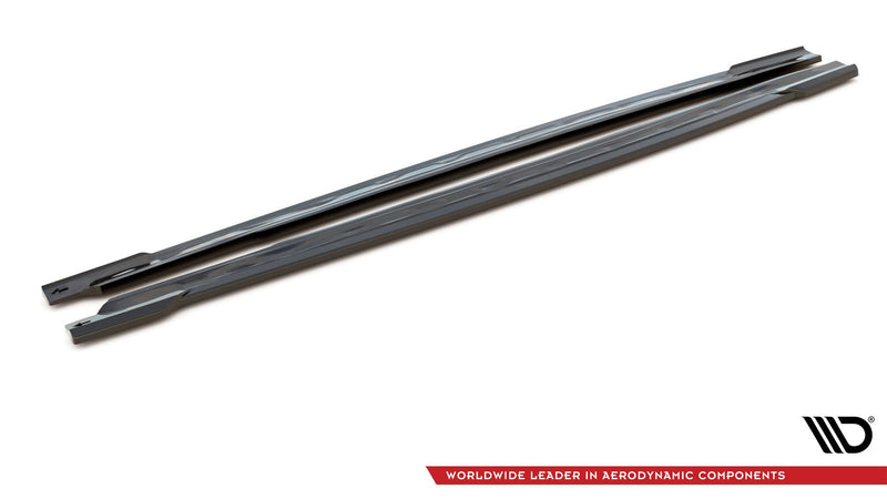 Maxton sideskørter til Audi RS5 Coupe F5 Facelift – blank sort – billede 4 af 5