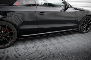 Maxton sideskørter til Audi S5 / A5 / A5 S-Line 8T / 8T Facelift – blank sort – billede 1 af 5