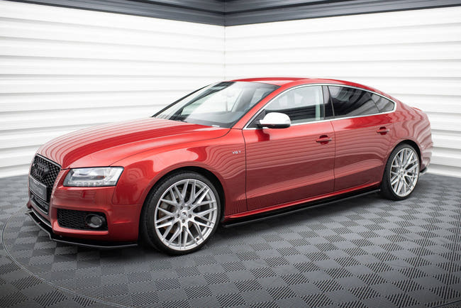 Maxton sideskørter til Audi S5 / A5 / A5 S-Line Sportback 8T / 8T Facelift – blank sort – billede 2 af 5