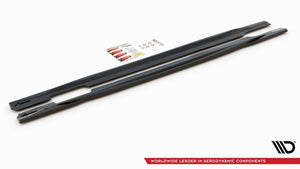 Maxton sideskørter til Audi S5 / A5 S-Line Sportback F5 Facelift – blank sort – billede 4 af 4