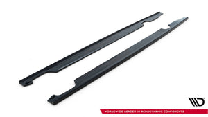 Maxton sideskørter til Audi S6 / A6 S-Line / A6 C7 Facelift – blank sort – billede 4 af 5