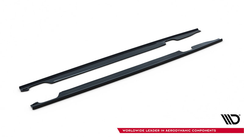 Maxton sideskørter til Audi S6 / A6 S-Line / A6 C7 Facelift – blank sort – billede 5 af 5