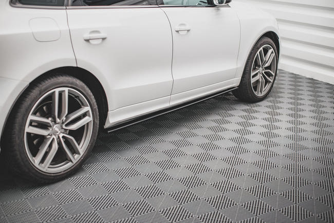 Maxton Side Skirts Diffusers Audi Sq5 Mk1 (8R) - Gloss Black