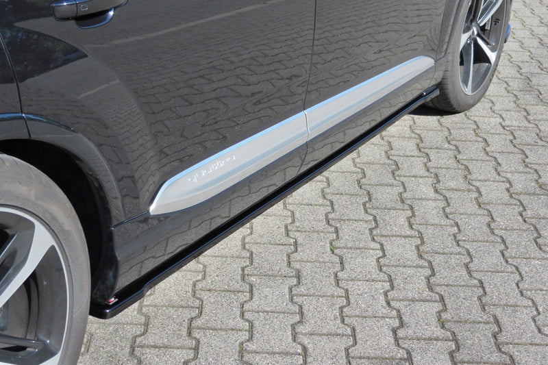 Maxton sideskørter til Audi SQ7 / Q7 S-Line Mk.2 – blank sort – billede 3 af 6