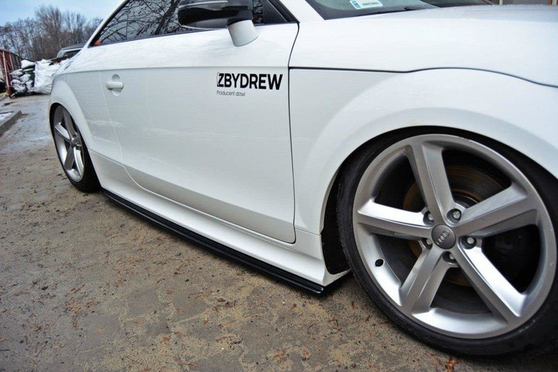 Maxton sideskørter til Audi TT RS 8J – blank sort – billede 1 af 5