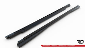 Maxton Side Skirts Diffusers Audi E-Tron - Gloss Black