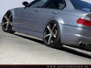 Maxton sideskørter til BMW 3 E46 - 4 Door Saloon M3 Look
