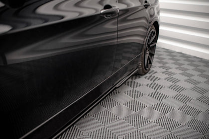 Maxton sideskørter til BMW 3 E90/E91 – blank sort – billede 2 af 5