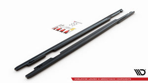 Maxton sideskørter til BMW 3 E90/E91 – blank sort – billede 4 af 5