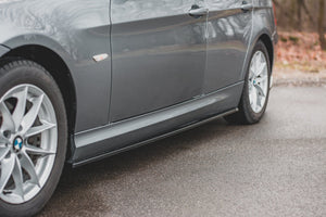 Maxton sideskørter til BMW 3 E90/E91 Facelift – blank sort – billede 3 af 8