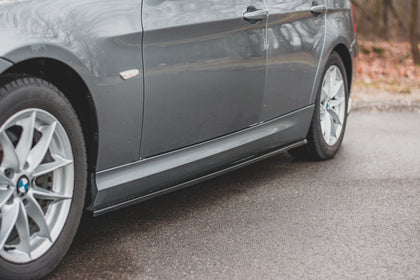 Maxton sideskørter til BMW 3 E90/E91 Facelift – blank sort – billede 3 af 8