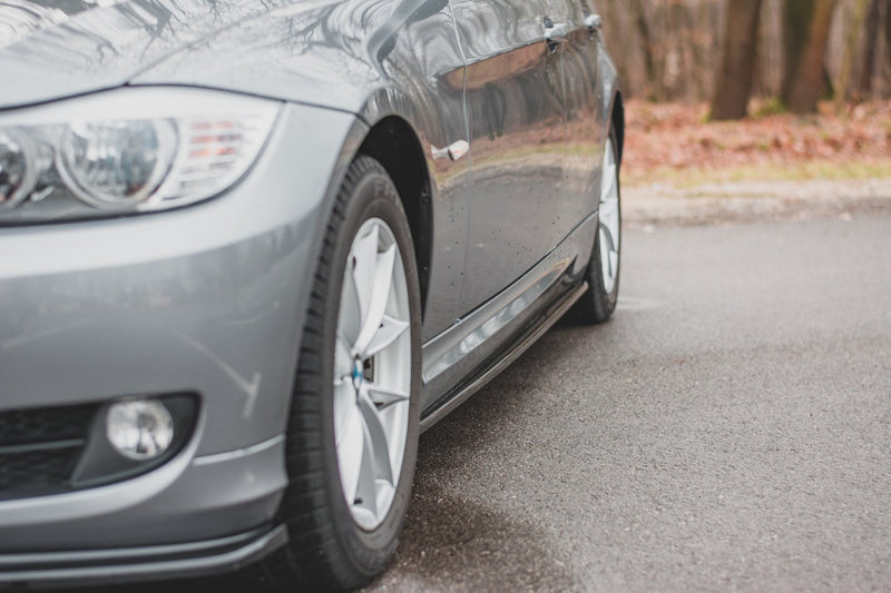 Maxton sideskørter til BMW 3 E90/E91 Facelift – blank sort – billede 4 af 8
