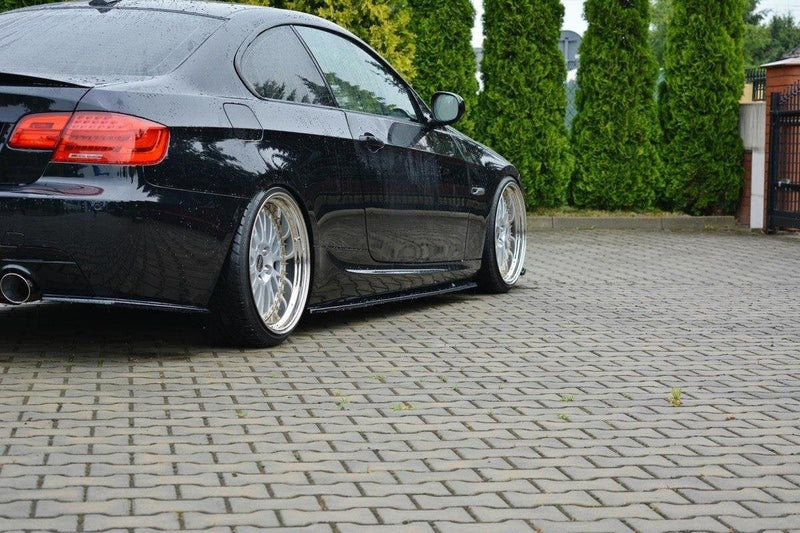 Maxton sideskørter til BMW 3 E92 M-PACK Facelift – blank sort – billede 3 af 6