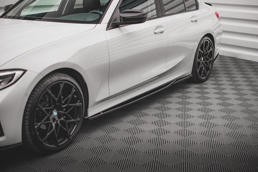 Maxton sideskørter til BMW 3 G20 / G21 – blank sort – billede 1 af 5