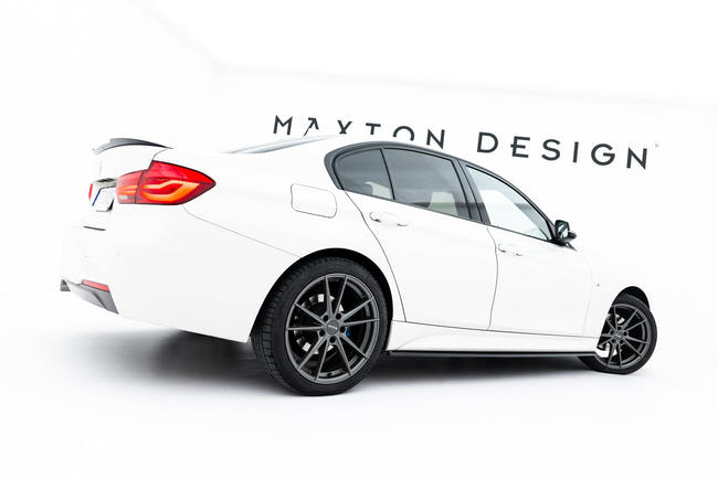 Maxton sideskørter til BMW 3 M-Pack F30 / F30 Facelift – blank sort – billede 2 af 6