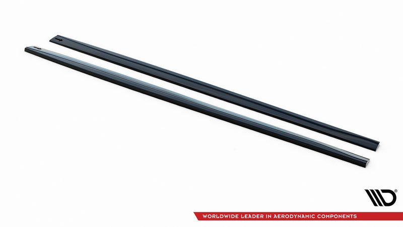 Maxton sideskørter til BMW 4 Coupe / Gran Coupe / Cabrio M-Pack F32 / F36 / F33 – blank sort – billede 4 af 6