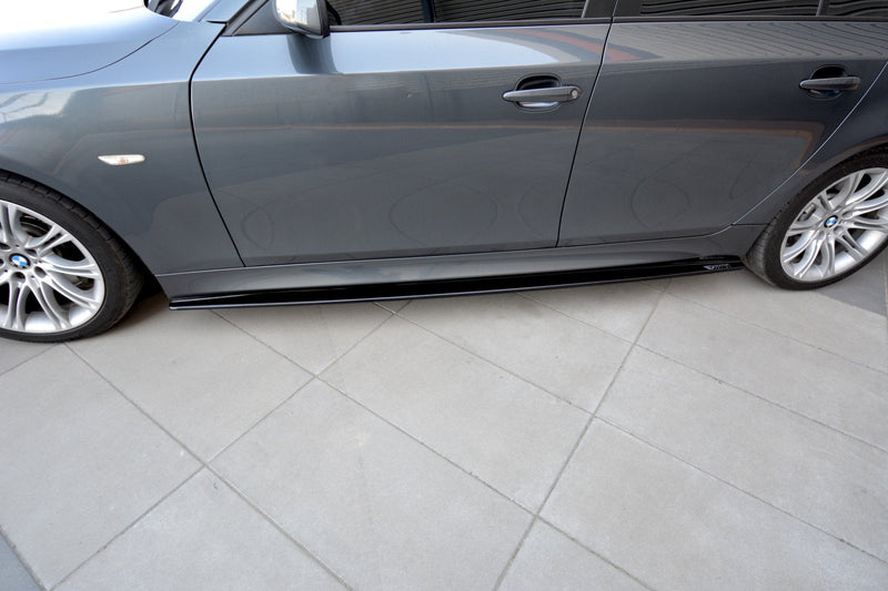 Maxton sideskørter til BMW 5 E60/61 M-PACK – blank sort – billede 4 af 7