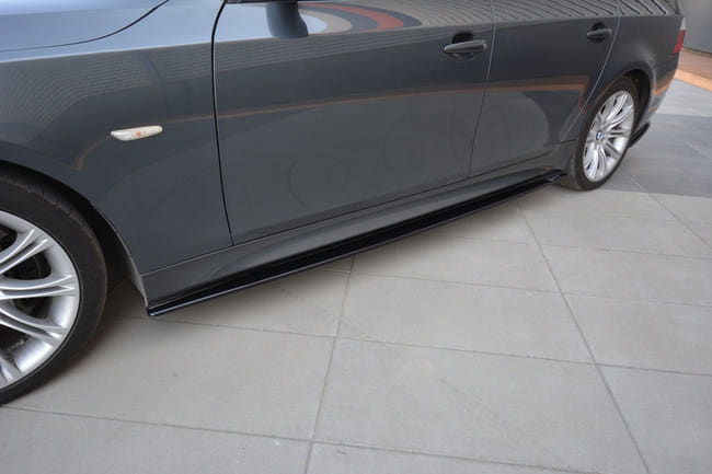 Maxton sideskørter til BMW 5 E60/61 M-PACK – blank sort – billede 1 af 7