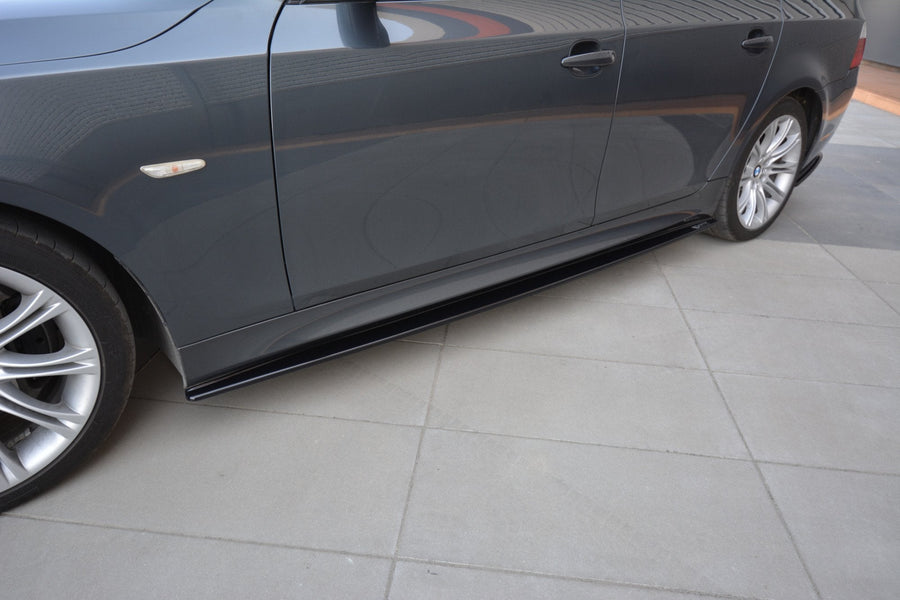 Maxton sideskørter til BMW 5 E60/61 M-PACK – blank sort – billede 1 af 7
