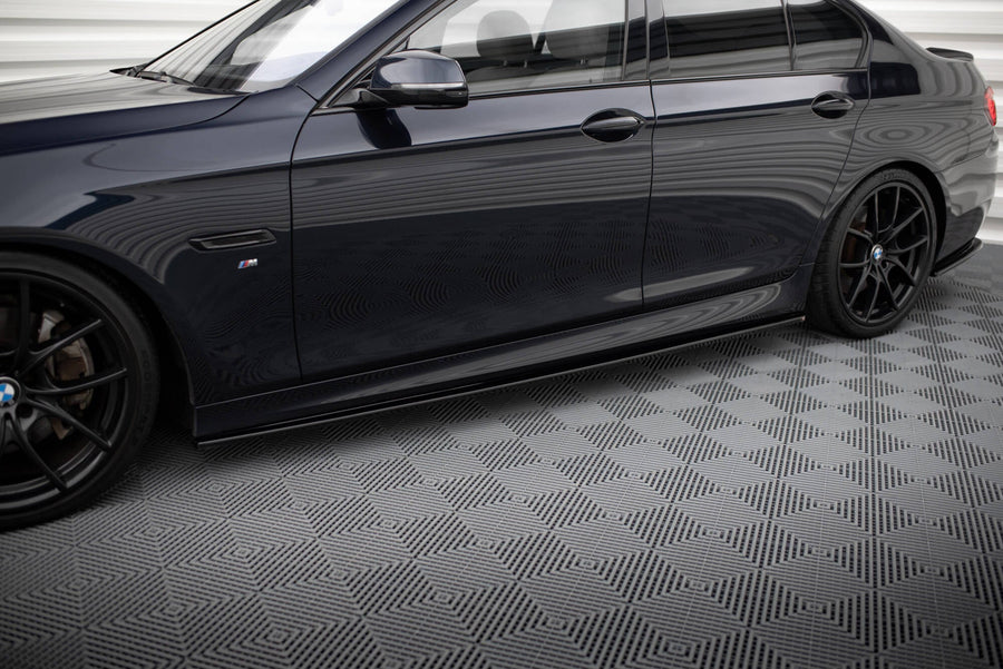 Maxton sideskørter til BMW M5 / 5 M-Pack F10/ F11 – blank sort – billede 1 af 5