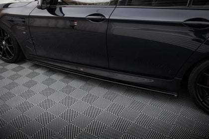 Maxton sideskørter til BMW M5 / 5 M-Pack F10/ F11 – blank sort – billede 2 af 5
