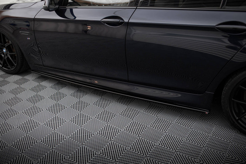 Maxton sideskørter til BMW M5 / 5 M-Pack F10/ F11 – blank sort – billede 2 af 5