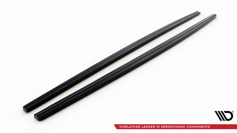 Maxton sideskørter til BMW M5 / 5 M-Pack F10/ F11 – blank sort – billede 4 af 5