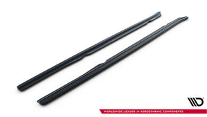 Maxton sideskørter til BMW 6 Coupe E63 / Cabrio E64 – blank sort – billede 4 af 5